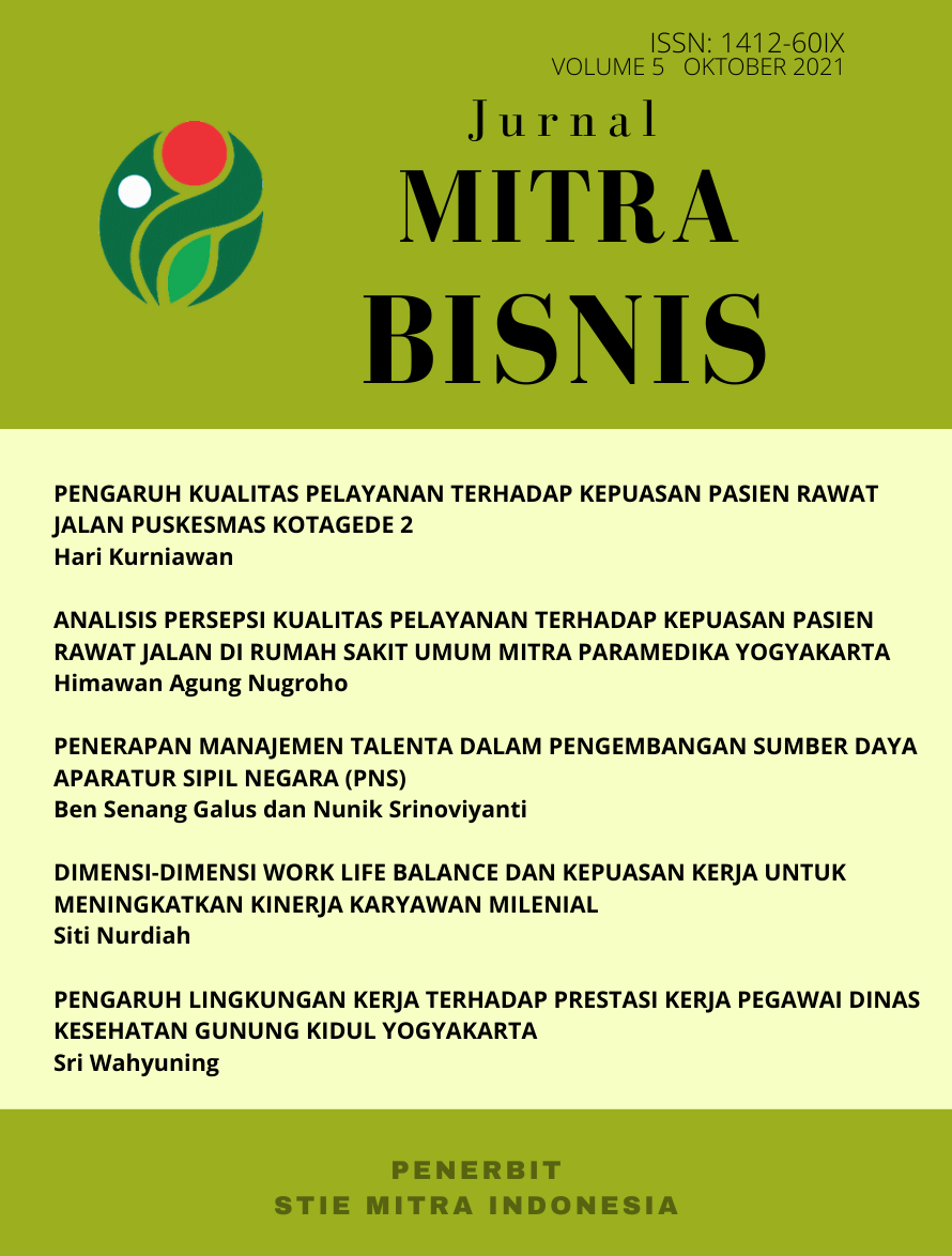 DIMENSI-DIMENSI WORK LIFE BALANCE DAN KEPUASAN KERJA UNTUK MENINGKATKAN